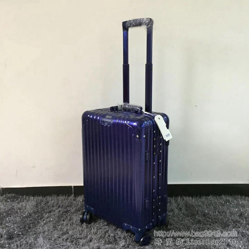 RIMOWA日默瓦 拉杆箱/拉箱 全鋁鎂合金 專櫃topas系列 1801款 帶鋼印最高版本 20寸登機箱  xbt1117